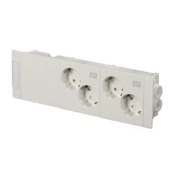 Kanavapistorasia ABB ProDuct - 4S/16A/IP20 Kytk. valkoinen "Data&quot