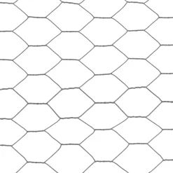 Kanaverkko teräs PVC pinnoitteella, silmäkoko 25mm, 25x1.5m, harmaa