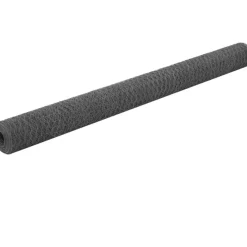Kanaverkko teräs PVC pinnoitteella, silmäkoko 25mm, 25x1.5m, harmaa