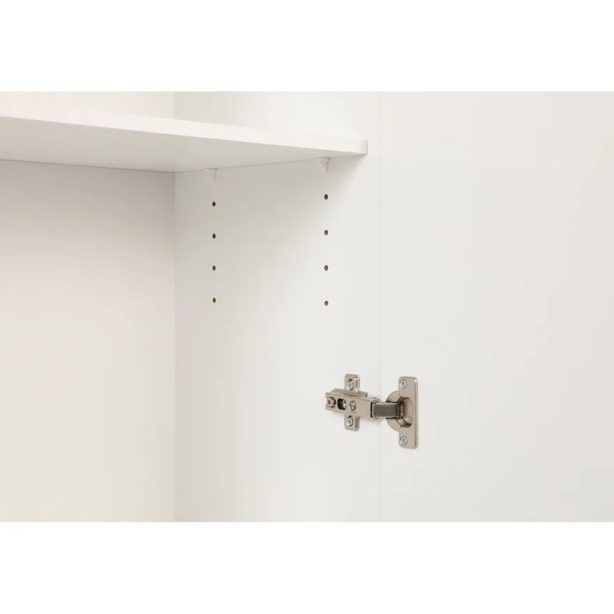 Kapea kaappi Linento Furniture ADR-405-PP-1, 45x169cm, valkoinen