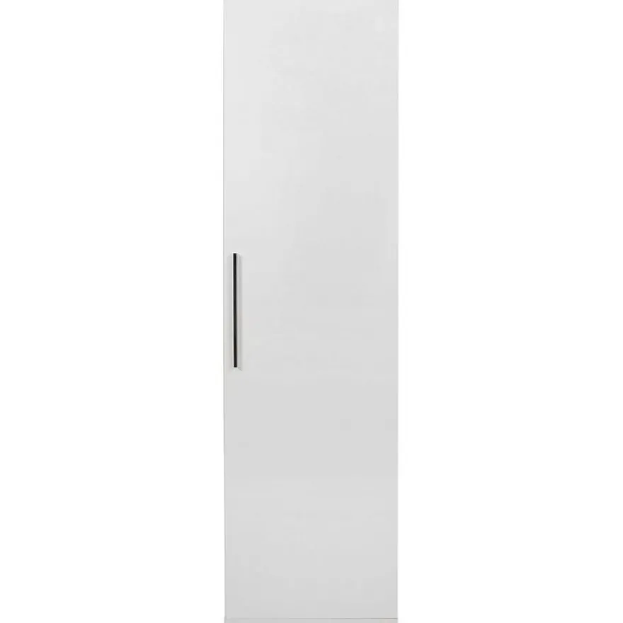 Kapea kaappi Linento Furniture ADR-405-PP-1, 45x169cm, valkoinen