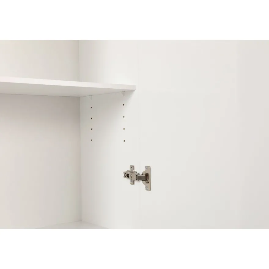 Kapea kaappi Linento Furniture ADR-405-PP-1, 45x169cm, valkoinen