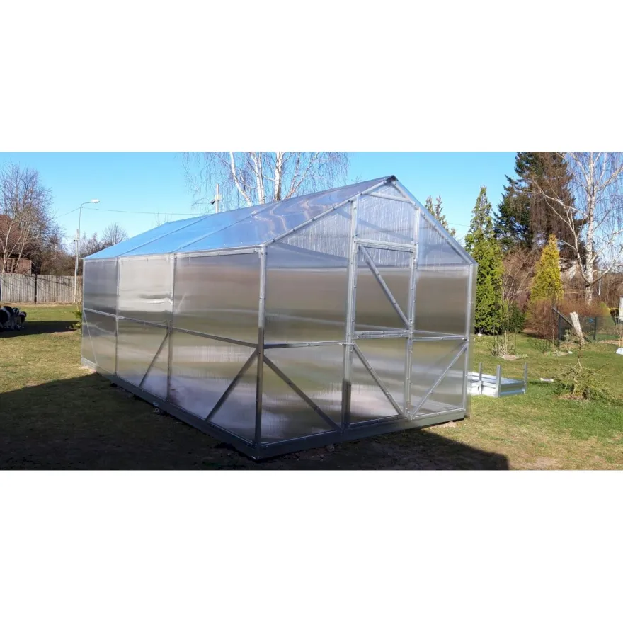 Kasvihuone Ab Polar Classic 2,5m, 4mm polykarbonaatti, eri kokoja