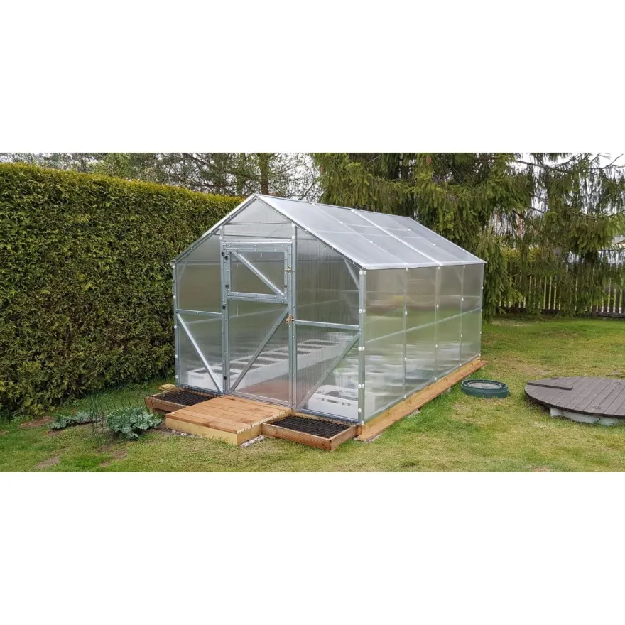 Kasvihuone Ab Polar Classic 2,5m, 4mm polykarbonaatti, eri kokoja
