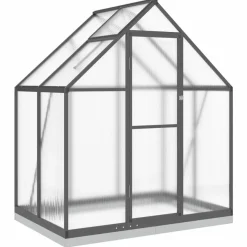 Kasvihuone pohjarungolla, alumiini, eri kokoja ja värejä (33965)