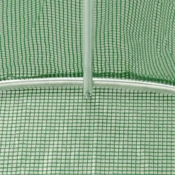 Kasvihuone teräsrungolla, valkoinen tai vihreä, eri kokoja (29942)