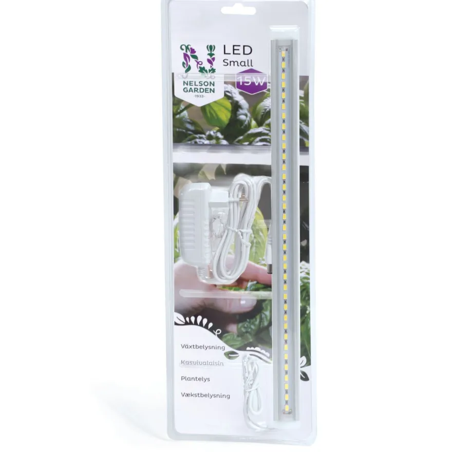 Kasvivalo Nelson Garden LED-lista Small, muuntajalla, 15W, 39cm