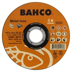 Katkaisulaikka Bahco A46R INOX+Fe T41, 115x1.0x22.23mm