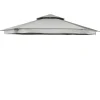 Katto Hillerstorp Luxor 6-kulmaiselle paviljongille, Ø400cm, harmaa