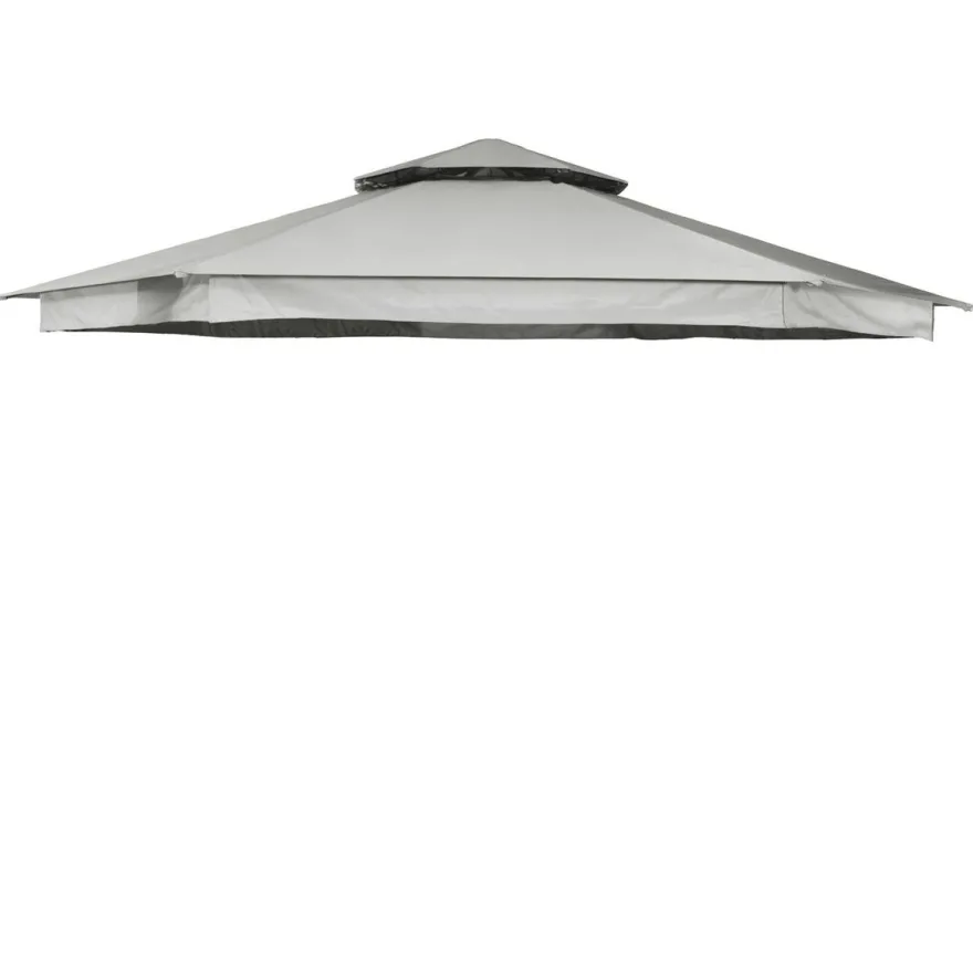 Katto Hillerstorp Luxor 6-kulmaiselle paviljongille, Ø400cm, harmaa