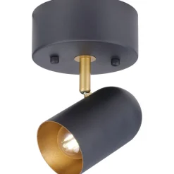 Kattospotti Heat Beaker 1-osainen E14 musta