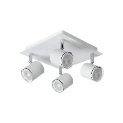 Kattospotti Lucide Rilou, 260x260mm, 4x5W, himmennettävä, valkoinen