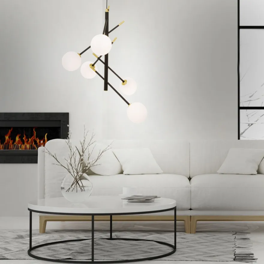 Kattovalaisin Aneta Lighting Akrobat, musta/mattamessinki