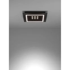 Kattovalaisin Eglo Balazote LED CCT 36x36cm musta