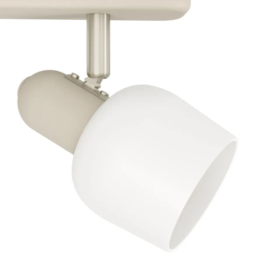 Kattovalaisin Eglo Corato, 2xE14, 18W, IP20, hiekka/valkoinen