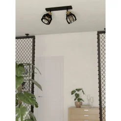Kattovalaisin Eglo Stillington 1, 2xE27, 40W, IP20, musta
