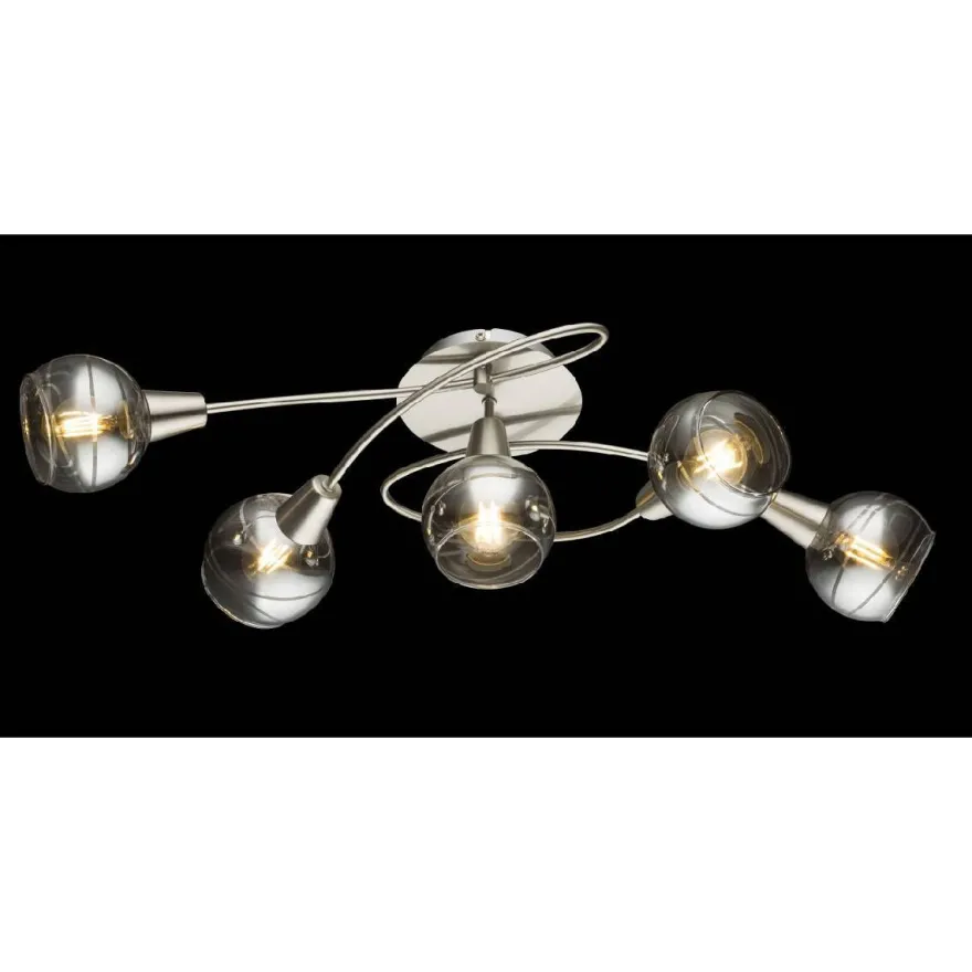Kattovalaisin Globo Roman, 62.5x37cm, 4W, mattanikkeli