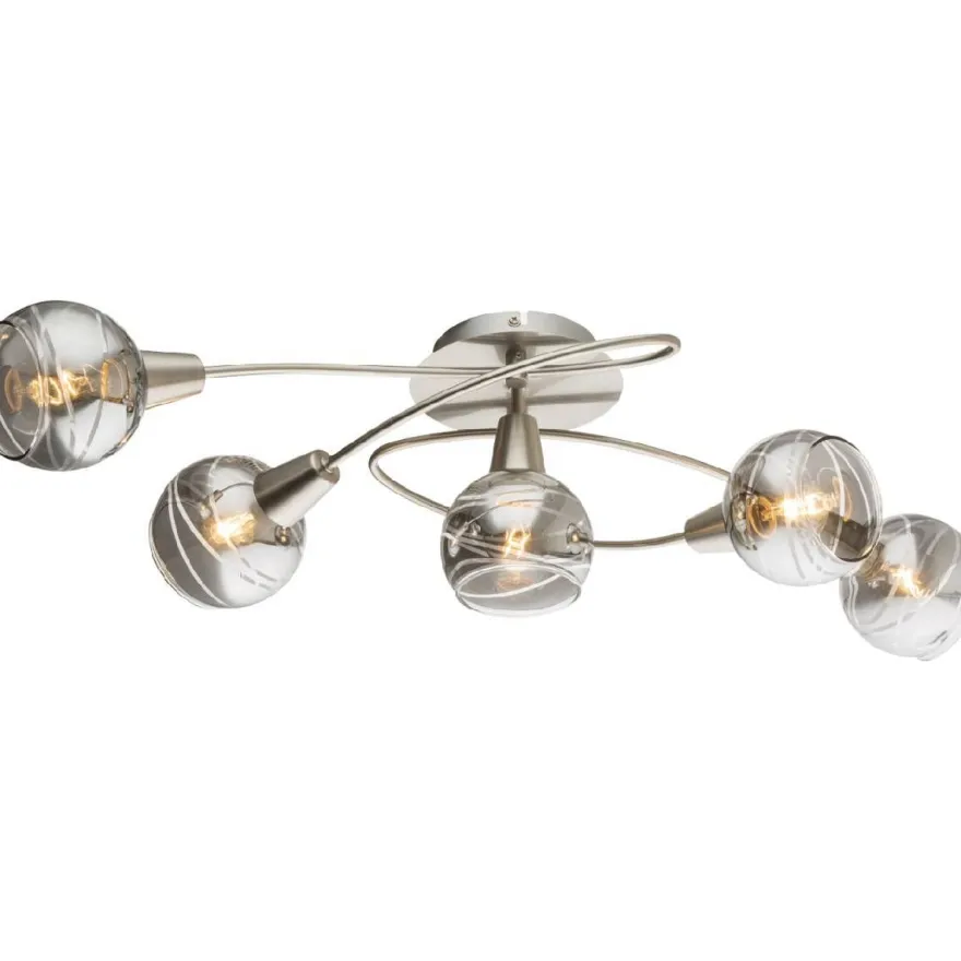 Kattovalaisin Globo Roman, 62.5x37cm, 4W, mattanikkeli