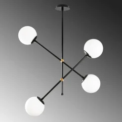 Kattovalaisin Linento Lighting Best, 4-osainen, musta