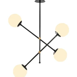 Kattovalaisin Linento Lighting Best, 4-osainen, musta