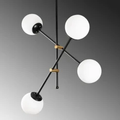 Kattovalaisin Linento Lighting Best, 4-osainen, musta