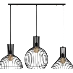 Kattovalaisin Linento Lighting Fellini, 3-osainen, musta