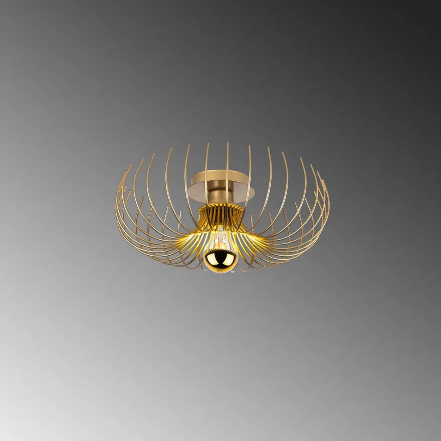 Kattovalaisin Linento Lighting Karsortel, Ø36cm, E27, max. 40W, IP20, kulta