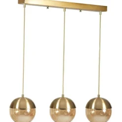 Kattovalaisin Linento Lighting Küre 8709-5, 3-osainen, kulta