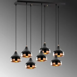 Kattovalaisin Linento Lighting Mint, 7-osainen, musta