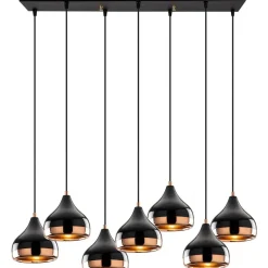 Kattovalaisin Linento Lighting Mint, 7-osainen, musta