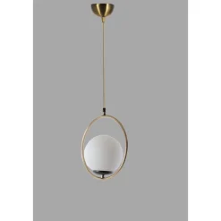 Kattovalaisin Linento Lighting Ring Tekli, valkoinen/kupari