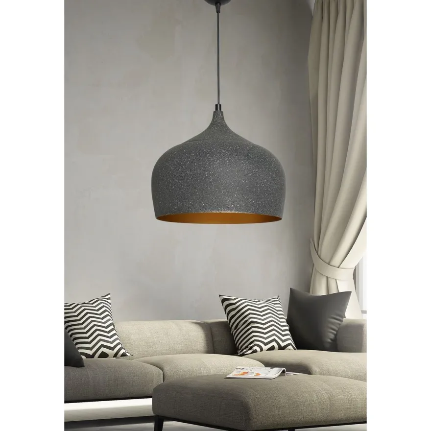 Kattovalaisin Linento Lighting YL549, Ø28cm, harmaa