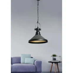 Kattovalaisin Linento Lighting YL550, Ø30cm, musta/harmaa