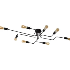 Kattovalaisin Lucide Lester, 80x150x20 cm, musta