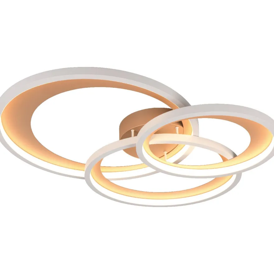 Kattovalaisin Trio Granada, LED, 3-osainen, 71cm, kahvi