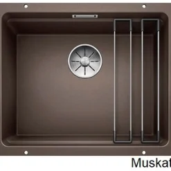Keittiöallas Blanco Etagon 500-U, 530x460mm, silgranit, altakiinnitettävä, eri värejä