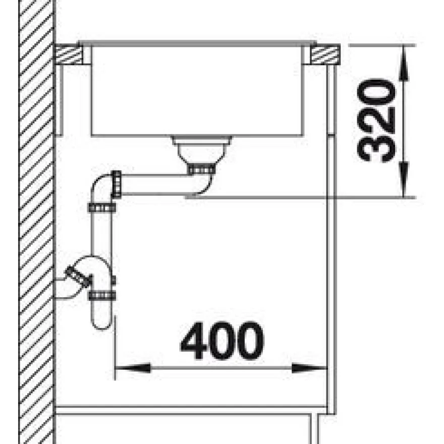 Keittiöallas Blanco Zia XL 6 S 1000x500mm silgranit