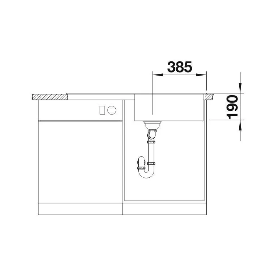 Keittiöallas Blanco Zia XL 6 S 1000x500mm silgranit