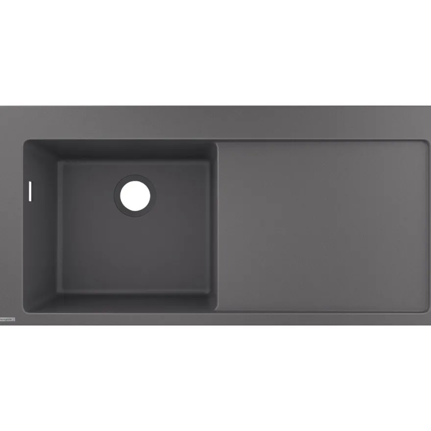 Keittiöallas Hansgrohe S51 S5110-F450, upotettava 450, valutustaso oikea, Silicatec, eri värejä