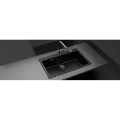 Keittiöallas Hiipakka Primus 80, 790x500mm, komposiitti, musta