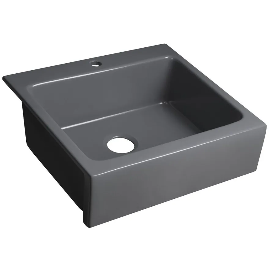 Keittiöallas Interia Arya, 660x620 mm, antrasiitti