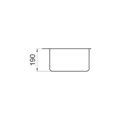 Keittiöallas Lapetek Luna-X 340-IFA 505x390mm rst + keittiöhana Lapetek Lino-A, APK-venttili, kromi