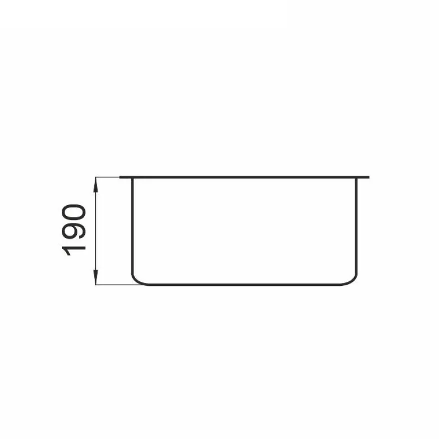 Keittiöallas Lapetek Luna-X 500-IFA 550x505mm rst + keittiöhana Lapetek Round-A, APK-venttiili, kromi