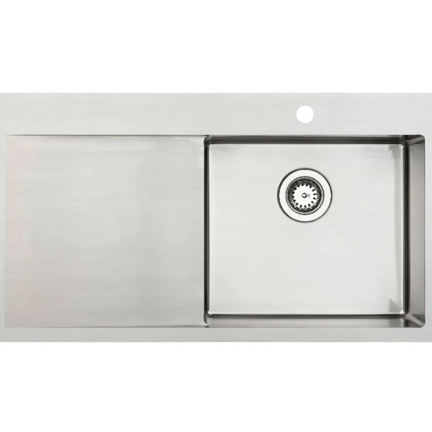 Keittiöallas Lavabo Kubus 900 R Soft, 900x500mm, ruostumaton teräs
