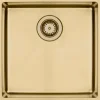 Keittiöallas Lavabo Kubus 400 Soft, 440x440 mm, massiivimessinki