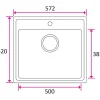 Keittiöallas Stala ONE-T50, 520 x 572 mm, rst