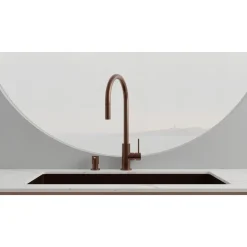 Keittiöhana Scandtap Steel Accent Amber, kupari
