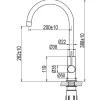 Keittiöhana Scandtap Steel Equip Amber D, APK-liitäntä, kupari
