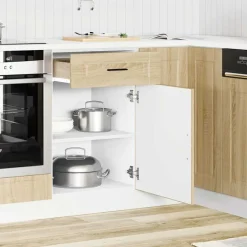 Keittiön alalipastokaappi Porto sonoma tammi suunniteltu puu (53960)
