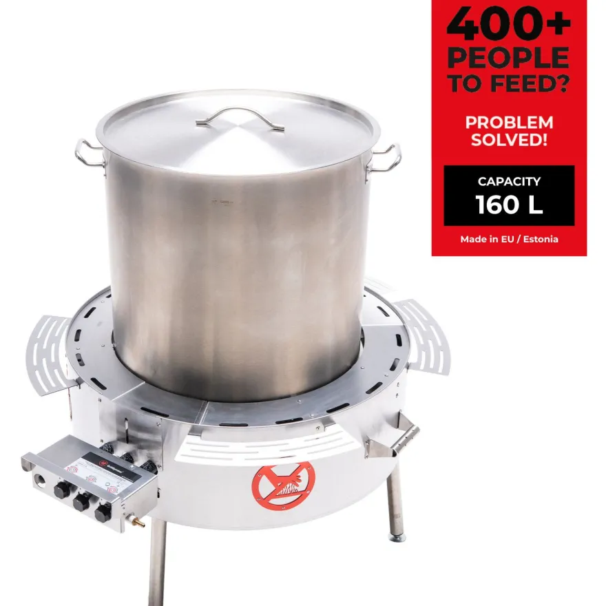 Keittokattila GrillSymbol, Soup Station 160 litraa, kaasu